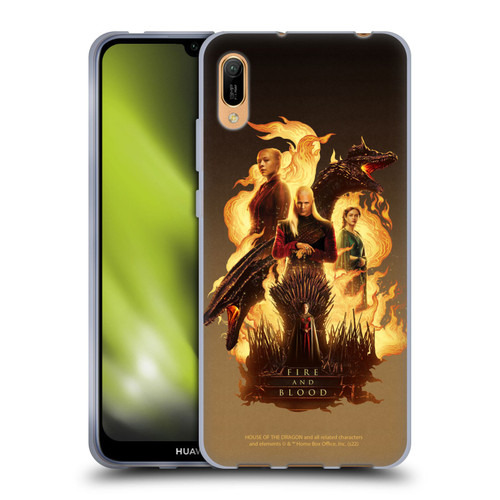 House Of The Dragon: Television Series Art Iron Throne Soft Gel Case for Huawei Y6 Pro (2019)