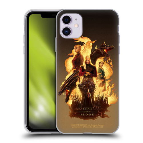 House Of The Dragon: Television Series Art Iron Throne Soft Gel Case for Apple iPhone 11