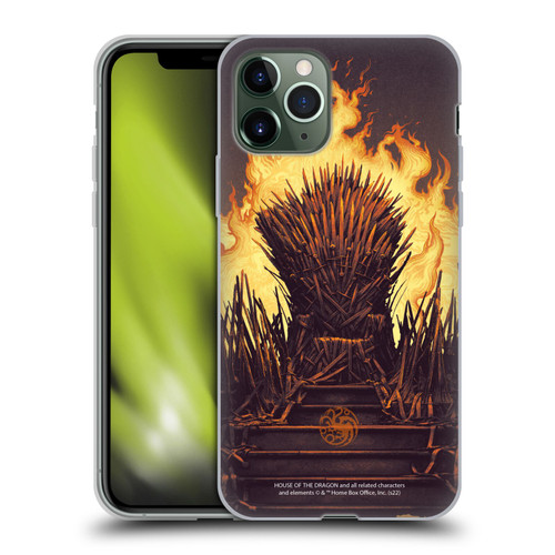 House Of The Dragon: Television Series Art Syrax and Caraxes Soft Gel Case for Apple iPhone 11 Pro