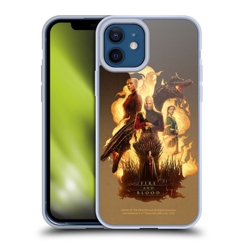 House Of The Dragon: Television Series Art Iron Throne Soft Gel Case for Apple iPhone 12 / iPhone 12 Pro