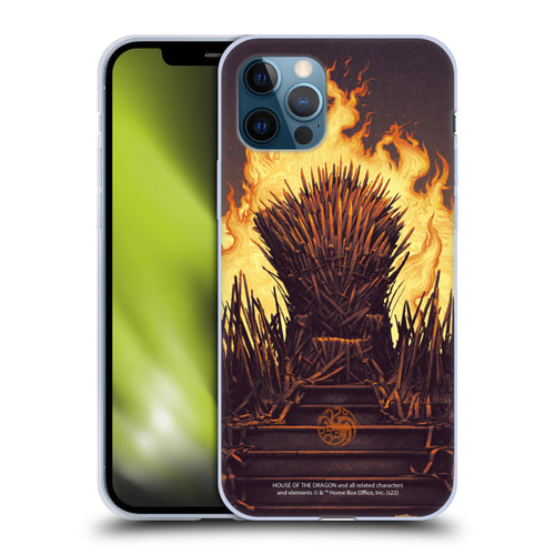 House Of The Dragon: Television Series Art Syrax and Caraxes Soft Gel Case for Apple iPhone 12 / iPhone 12 Pro