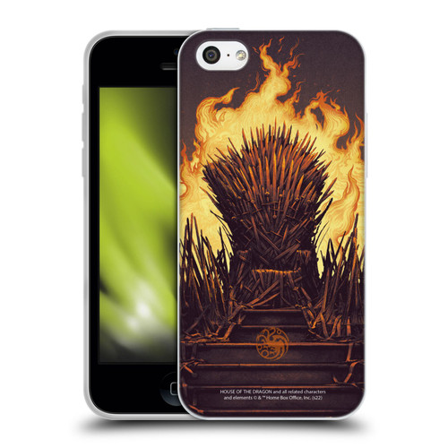 House Of The Dragon: Television Series Art Syrax and Caraxes Soft Gel Case for Apple iPhone 5c