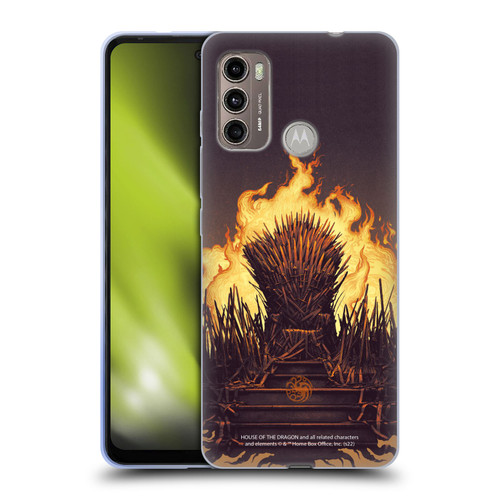 House Of The Dragon: Television Series Art Syrax and Caraxes Soft Gel Case for Motorola Moto G60 / Moto G40 Fusion