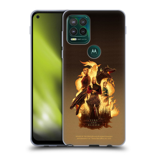 House Of The Dragon: Television Series Art Iron Throne Soft Gel Case for Motorola Moto G Stylus 5G 2021