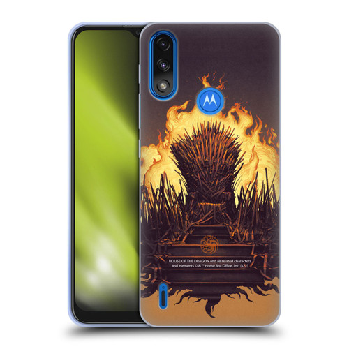 House Of The Dragon: Television Series Art Syrax and Caraxes Soft Gel Case for Motorola Moto E7 Power / Moto E7i Power