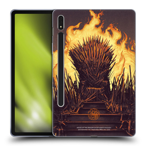 House Of The Dragon: Television Series Art Syrax and Caraxes Soft Gel Case for Samsung Galaxy Tab S8