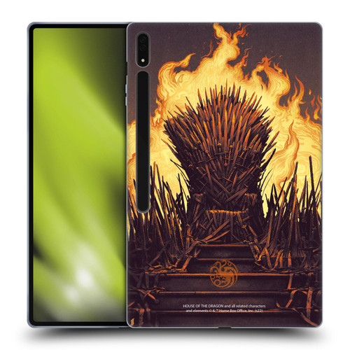 House Of The Dragon: Television Series Art Syrax and Caraxes Soft Gel Case for Samsung Galaxy Tab S8 Ultra
