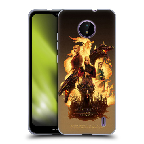 House Of The Dragon: Television Series Art Iron Throne Soft Gel Case for Nokia C10 / C20