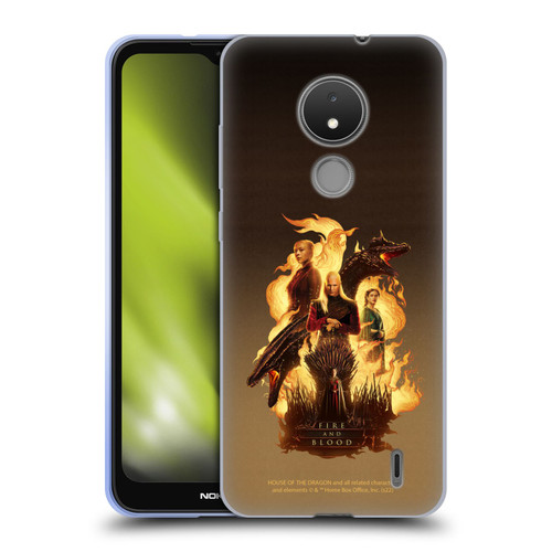 House Of The Dragon: Television Series Art Iron Throne Soft Gel Case for Nokia C21