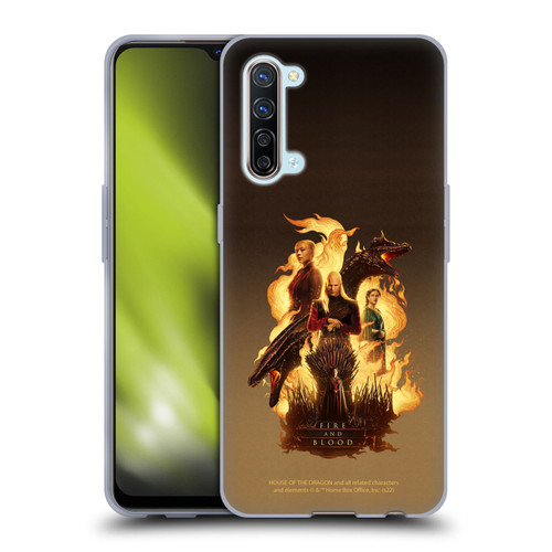 House Of The Dragon: Television Series Art Iron Throne Soft Gel Case for OPPO Find X2 Lite 5G