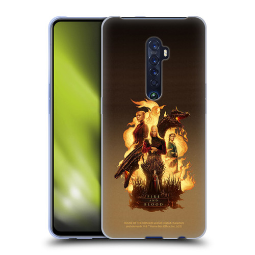 House Of The Dragon: Television Series Art Iron Throne Soft Gel Case for OPPO Reno 2
