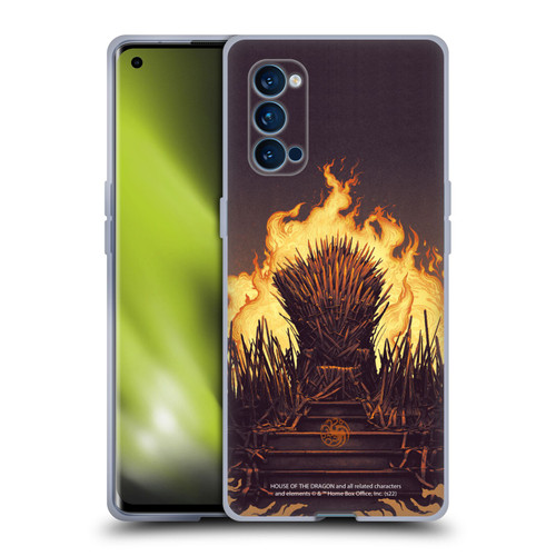 House Of The Dragon: Television Series Art Syrax and Caraxes Soft Gel Case for OPPO Reno 4 Pro 5G