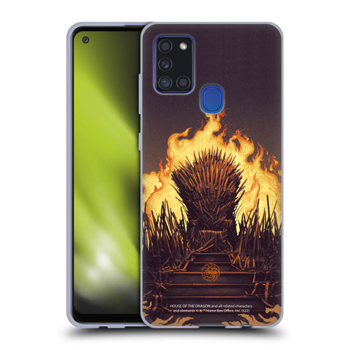 House Of The Dragon: Television Series Art Syrax and Caraxes Soft Gel Case for Samsung Galaxy A21s (2020)