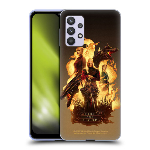 House Of The Dragon: Television Series Art Iron Throne Soft Gel Case for Samsung Galaxy A32 5G / M32 5G (2021)