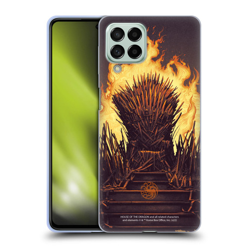 House Of The Dragon: Television Series Art Syrax and Caraxes Soft Gel Case for Samsung Galaxy M53 (2022)