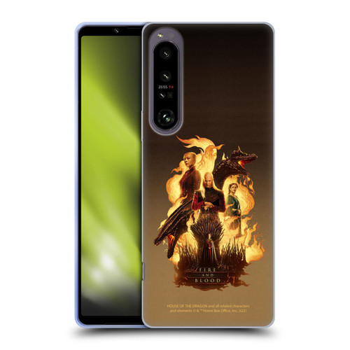 House Of The Dragon: Television Series Art Iron Throne Soft Gel Case for Sony Xperia 1 IV