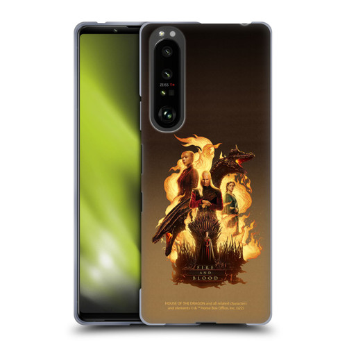 House Of The Dragon: Television Series Art Iron Throne Soft Gel Case for Sony Xperia 1 III