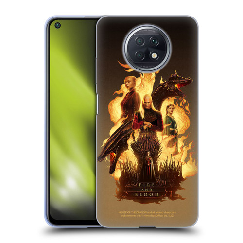 House Of The Dragon: Television Series Art Iron Throne Soft Gel Case for Xiaomi Redmi Note 9T 5G