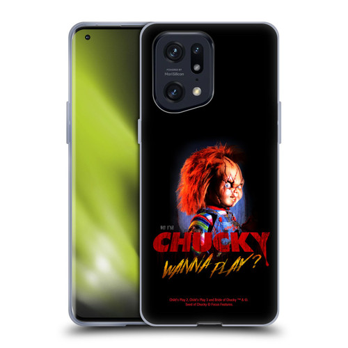 Child's Play Key Art Wanna Play 2 Soft Gel Case for OPPO Find X5 Pro