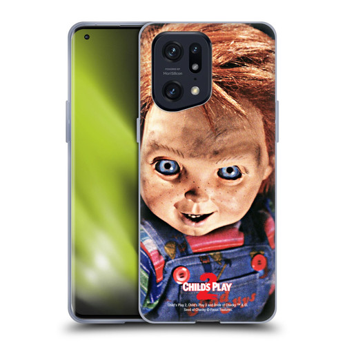 Child's Play II Key Art Doll Stare Soft Gel Case for OPPO Find X5 Pro