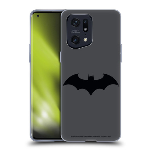 Batman DC Comics Logos Hush Soft Gel Case for OPPO Find X5 Pro