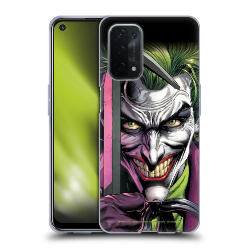 Batman DC Comics Three Jokers The Clown Soft Gel Case for OPPO A54 5G