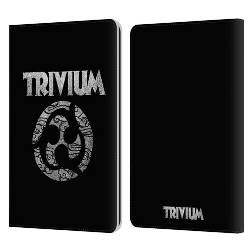 Trivium Graphics Swirl Logo Leather Book Wallet Case Cover For Amazon Kindle Paperwhite 1 / 2 / 3