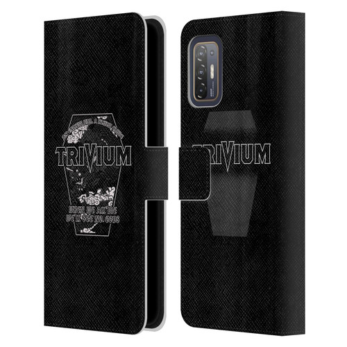 Trivium Graphics No Gods Leather Book Wallet Case Cover For HTC Desire 21 Pro 5G
