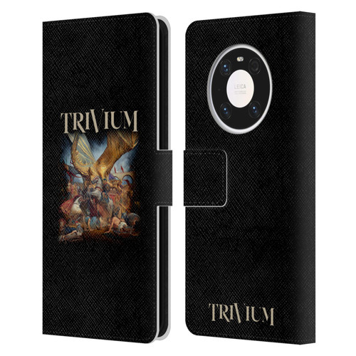 Trivium Graphics In The Court Of The Dragon Leather Book Wallet Case Cover For Huawei Mate 40 Pro 5G