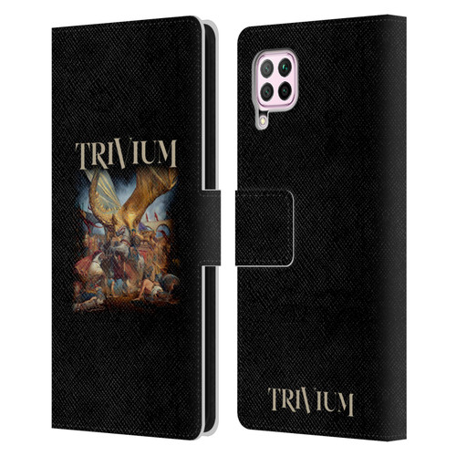 Trivium Graphics In The Court Of The Dragon Leather Book Wallet Case Cover For Huawei Nova 6 SE / P40 Lite