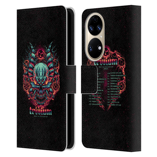 Trivium Graphics What The Dead Men Say Leather Book Wallet Case Cover For Huawei P50