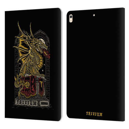 Trivium Graphics Big Dragon Leather Book Wallet Case Cover For Apple iPad Pro 10.5 (2017)