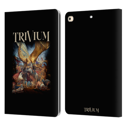 Trivium Graphics In The Court Of The Dragon Leather Book Wallet Case Cover For Apple iPad 9.7 2017 / iPad 9.7 2018
