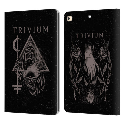 Trivium Graphics Reaper Triangle Leather Book Wallet Case Cover For Apple iPad 9.7 2017 / iPad 9.7 2018