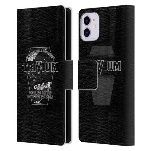 Trivium Graphics No Gods Leather Book Wallet Case Cover For Apple iPhone 11