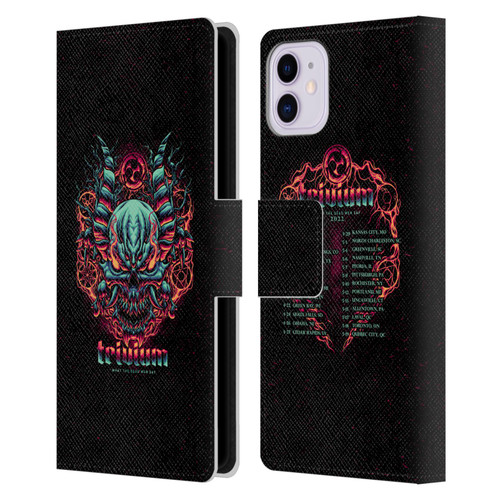 Trivium Graphics What The Dead Men Say Leather Book Wallet Case Cover For Apple iPhone 11