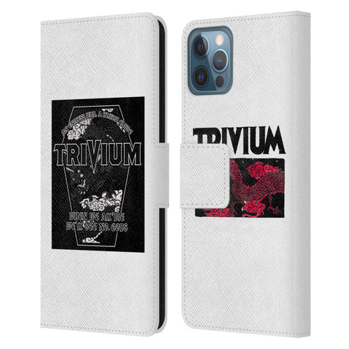 Trivium Graphics Double Dragons Leather Book Wallet Case Cover For Apple iPhone 12 / iPhone 12 Pro