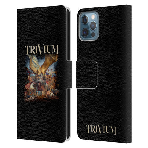 Trivium Graphics In The Court Of The Dragon Leather Book Wallet Case Cover For Apple iPhone 12 / iPhone 12 Pro