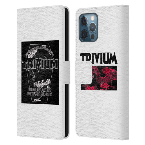 Trivium Graphics Double Dragons Leather Book Wallet Case Cover For Apple iPhone 12 Pro Max