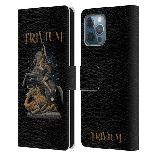 Trivium Graphics Dragon Slayer Leather Book Wallet Case Cover For Apple iPhone 12 Pro Max