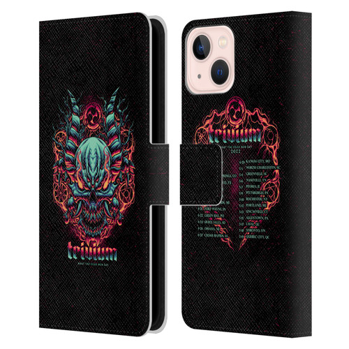 Trivium Graphics What The Dead Men Say Leather Book Wallet Case Cover For Apple iPhone 13