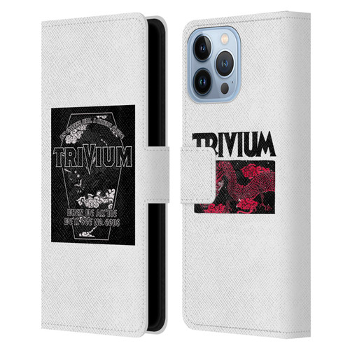 Trivium Graphics Double Dragons Leather Book Wallet Case Cover For Apple iPhone 13 Pro Max