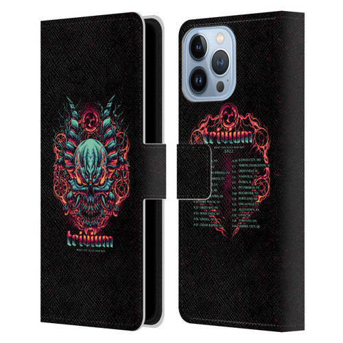 Trivium Graphics What The Dead Men Say Leather Book Wallet Case Cover For Apple iPhone 13 Pro Max