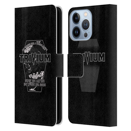 Trivium Graphics No Gods Leather Book Wallet Case Cover For Apple iPhone 13 Pro