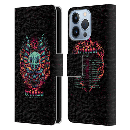 Trivium Graphics What The Dead Men Say Leather Book Wallet Case Cover For Apple iPhone 13 Pro