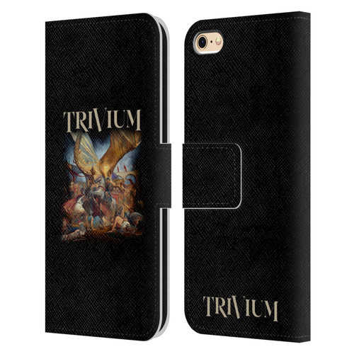 Trivium Graphics In The Court Of The Dragon Leather Book Wallet Case Cover For Apple iPhone 6 / iPhone 6s