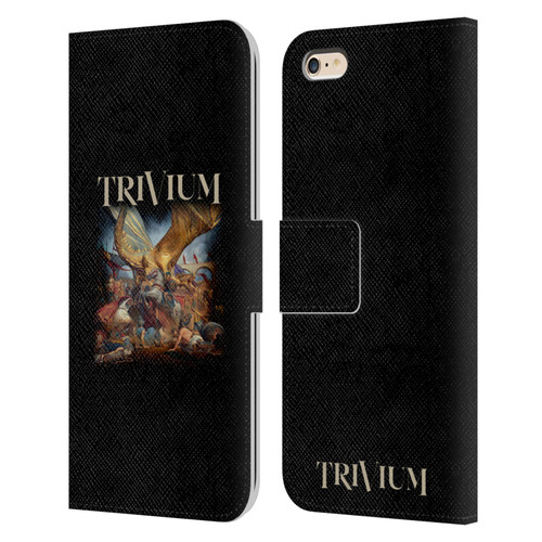 Trivium Graphics In The Court Of The Dragon Leather Book Wallet Case Cover For Apple iPhone 6 Plus / iPhone 6s Plus