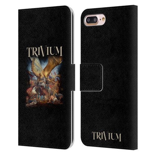 Trivium Graphics In The Court Of The Dragon Leather Book Wallet Case Cover For Apple iPhone 7 Plus / iPhone 8 Plus