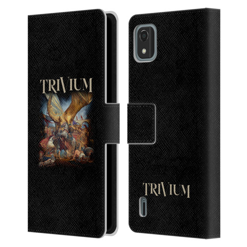 Trivium Graphics In The Court Of The Dragon Leather Book Wallet Case Cover For Nokia C2 2nd Edition