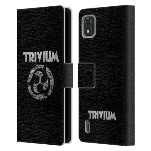 Trivium Graphics Swirl Logo Leather Book Wallet Case Cover For Nokia C2 2nd Edition